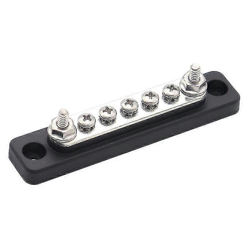 Wuzhou Buss Bar Stud Terminal, 5 Positions Bus Bar Electric Terminal Junction Block W/ 2 Stud Ac 300v Dc 48v For Trucks, Caravans, Buses, Boats1pc