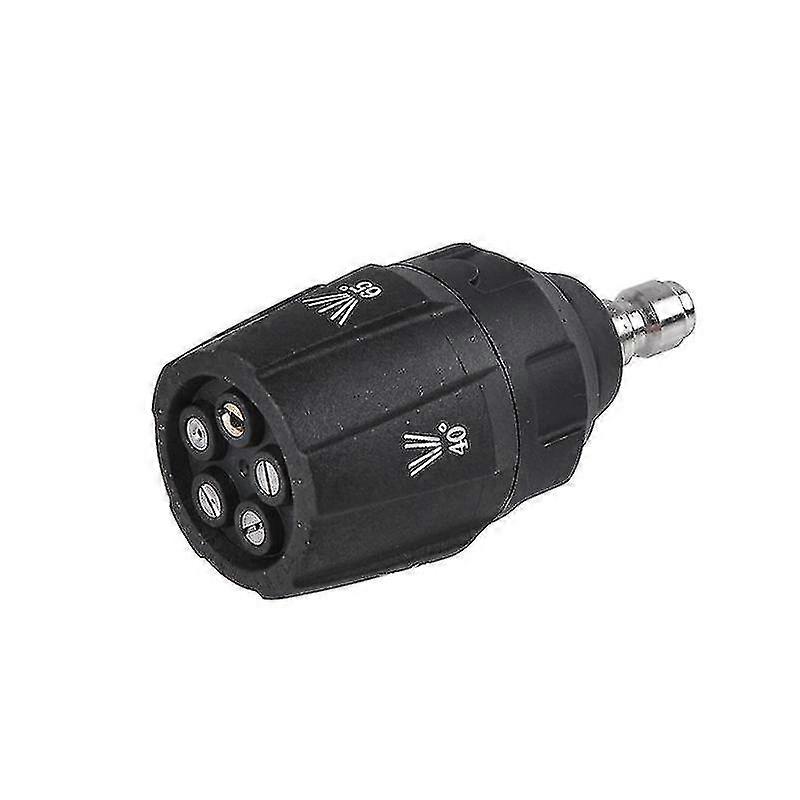 Hight Pressure Washer Nozzle 1/4 Quick Connect Plug 5 Tips Spraying Rotating Spray Nozzle