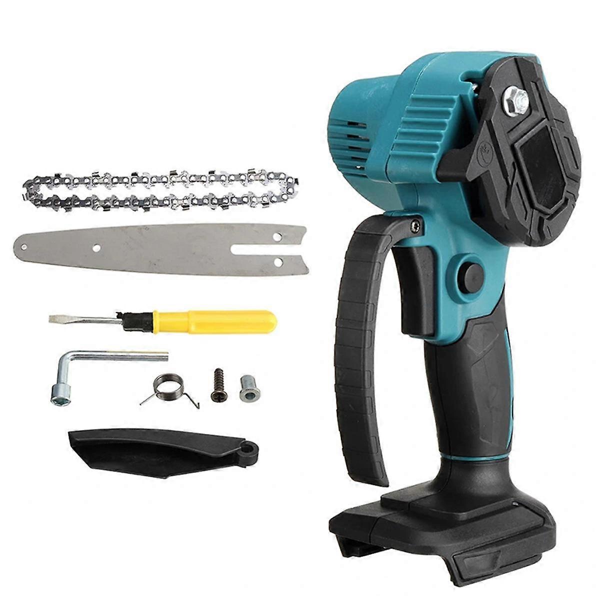4Inch Brushless Chainsaw Cordless Electric Chain Saw Handheld Pruning Shears Garden Cutting Toos fo