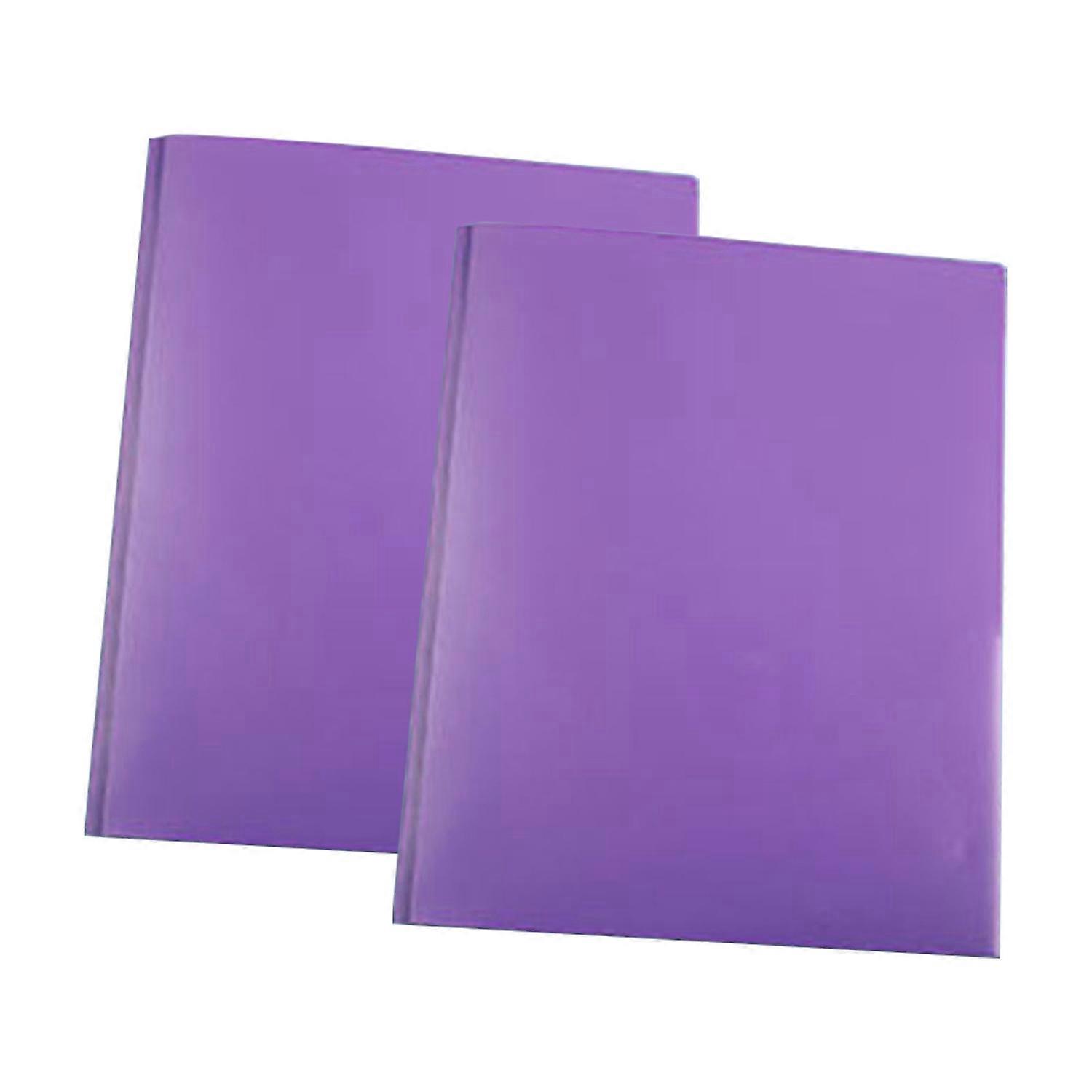 2/12Pcs File Folder with Dual Pockets A4 Paper Bright Colors Home Organization Single Strong Clamp