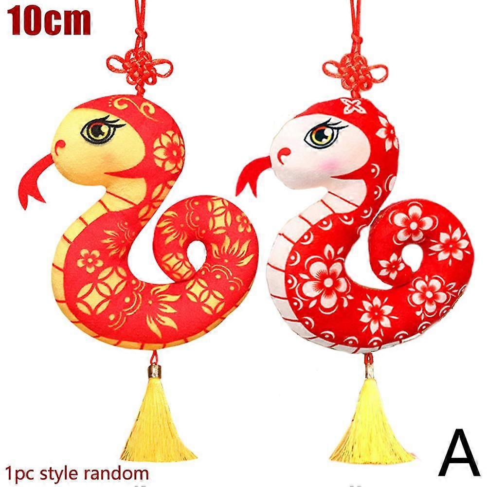 Year of the Snake 2025 Hanging Decoration Snake Plush Ornaments Zodiac Mascot