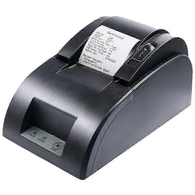 Eu Plug,58l Printer Thermal Receipt Machine Cashier Printing Stand-alone Usb Computer + Bluetooth +