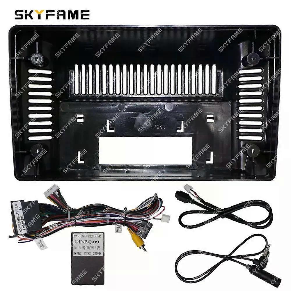 Applies to Car Frame Fascia Adapter Canbus Box Decoder Android Radio Dash Fitting Panel Kit For Beiqi Baic Senova X35 Q35