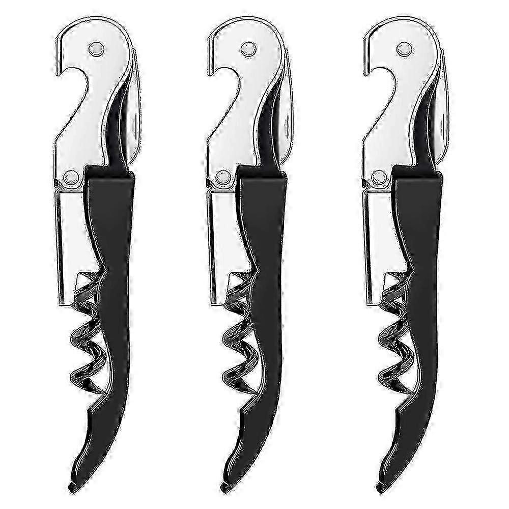 Corkscrew, Soft Touch Double-hinged Waiters Style Corkscrew Wine Bottle Opener, Gift For Wine Lovers