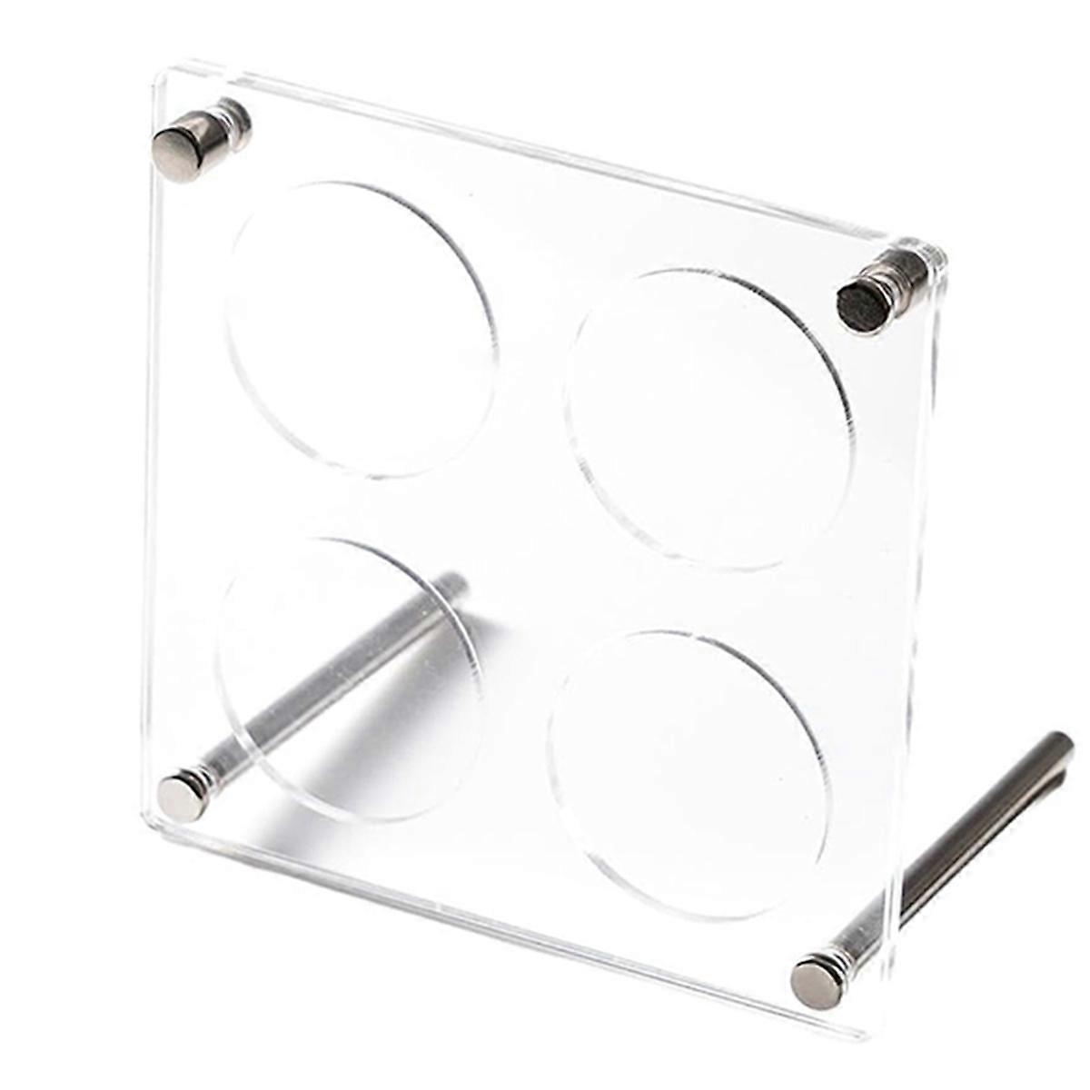 Challenge-Coins Clear Acrylic Sealed Dust Proofing Display Collectible Display Frames Coin Collectors Veterans Present,B