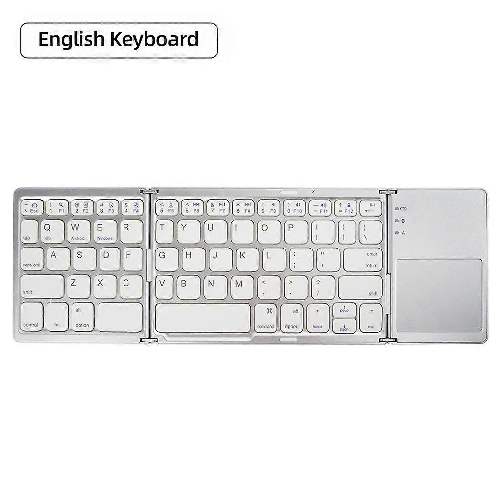 Folding keyboard Touchpad Bluetooth-compatible 3.0 Portable Wireless Keypad for Windows,Android,ios Tablet ipad Phone