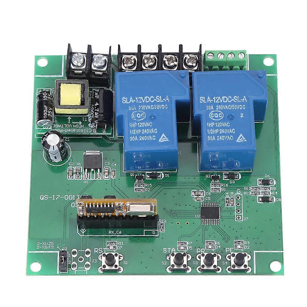 AC220V Motor CW/CCW Controller 2-Channel Relay Switch Module with Remote