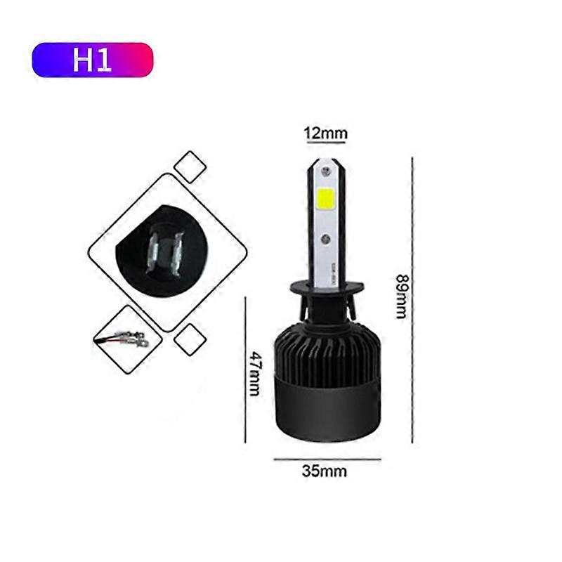 2Pcs Super Bright LED car headlight 10000LM 50W H4 H1 H7 H8 H9 H11 H16 Canbus 9005 HB3 9006 HB4 Fog lamp 3000K 4300K 6000K 8000K