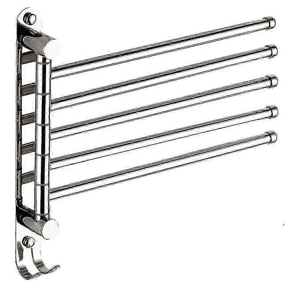 شريط منشفة سوينغ مثبت على الحائط من الفولاذ المقاوم للصدأ منشفة حمام قضيب ذراع - JZ