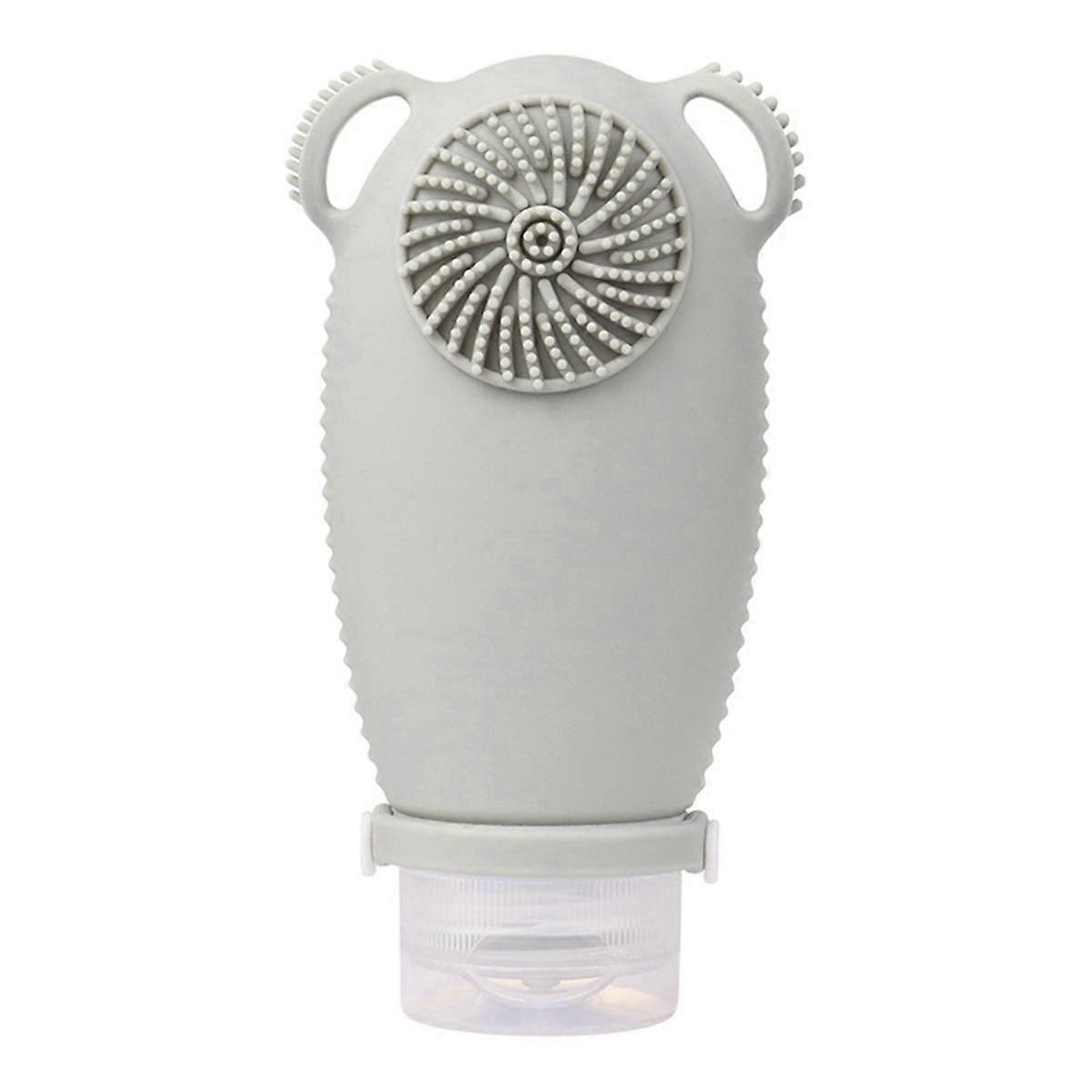Silicone Travel Refillable Bottle Cleansing Brush Portable Shampoo Bottles Lotion Cosmetics Container C