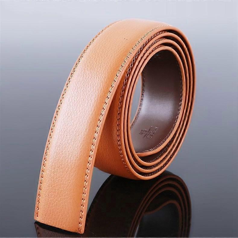 Home Supplies Leather Belt Waistband No Buckle Men Faux Strap With Automatic Buckle