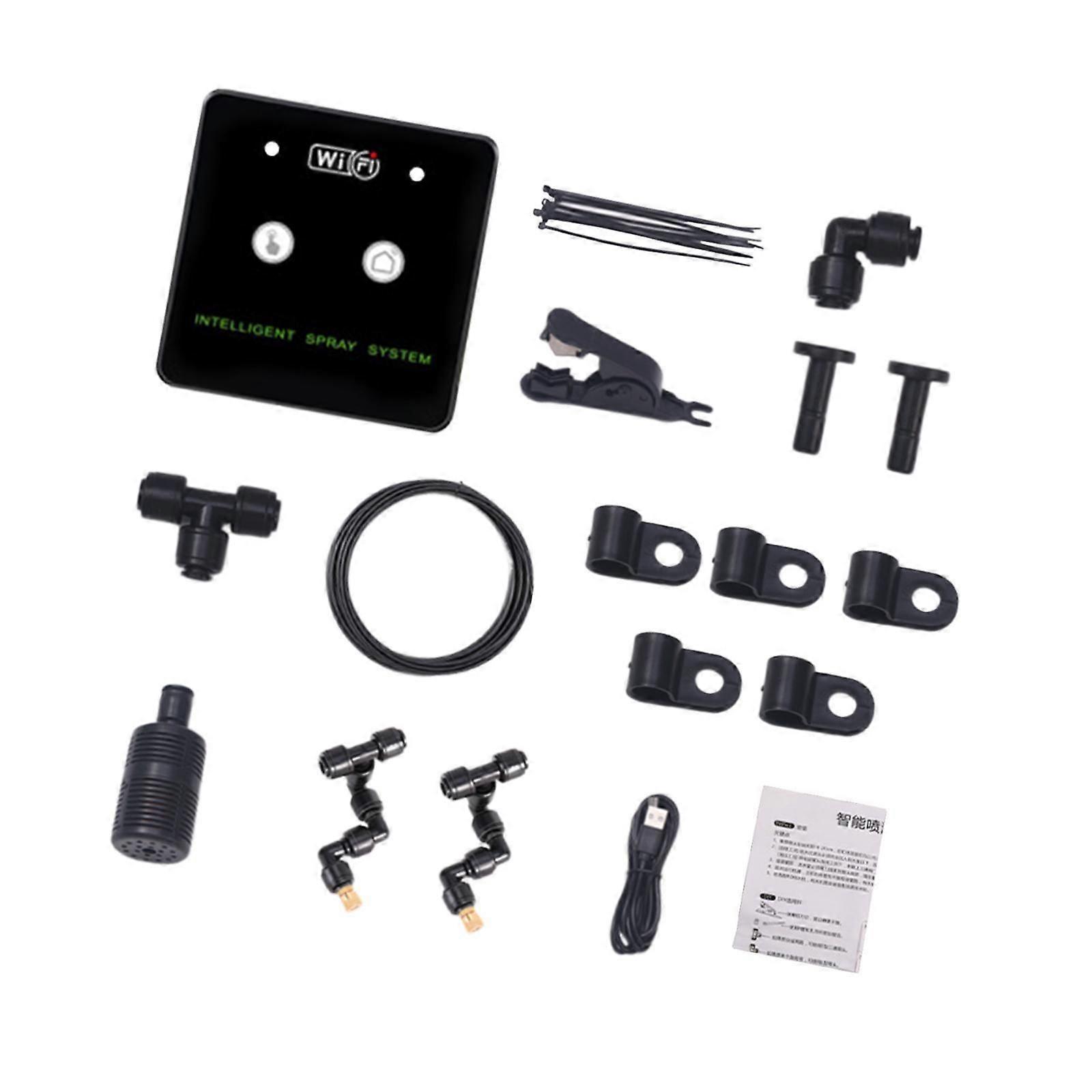 Automatic Mister Misting Cooling System Kit for Outdoor Outside Potted Plant