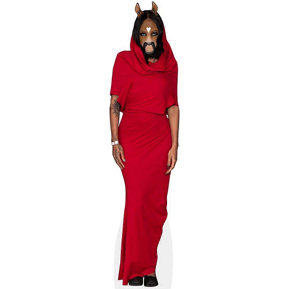 Stella Stallion (Red Dress) Cardboard Cutout (lifesize OR mini size). Standee. Stand Up.