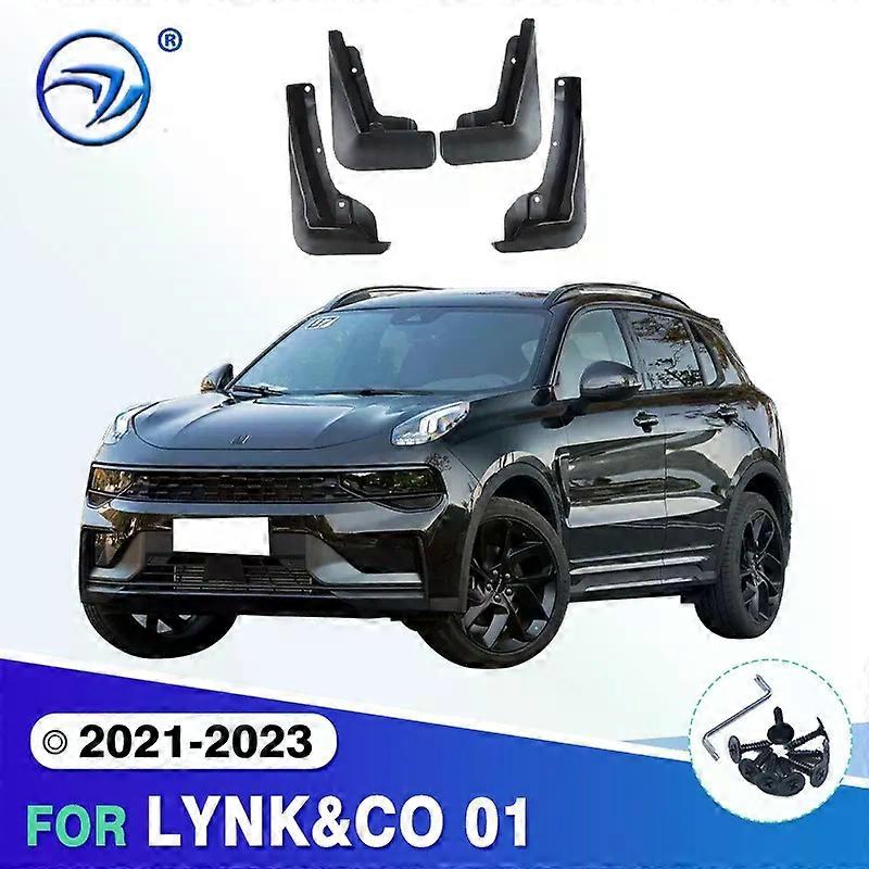 Exquisite ABS Car Mud Flaps Splash Guard Mudguards Car Styling For LYNK&CO 01 2021 2022 2023 MudFlaps Front Rear Fender Auto Accessories