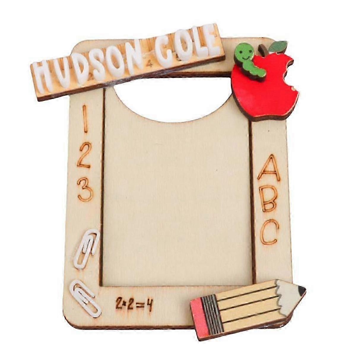 Wood Picture Photo Display Frame Mini Vintage Frames with Magnetic for Tabletop Display and Refrige