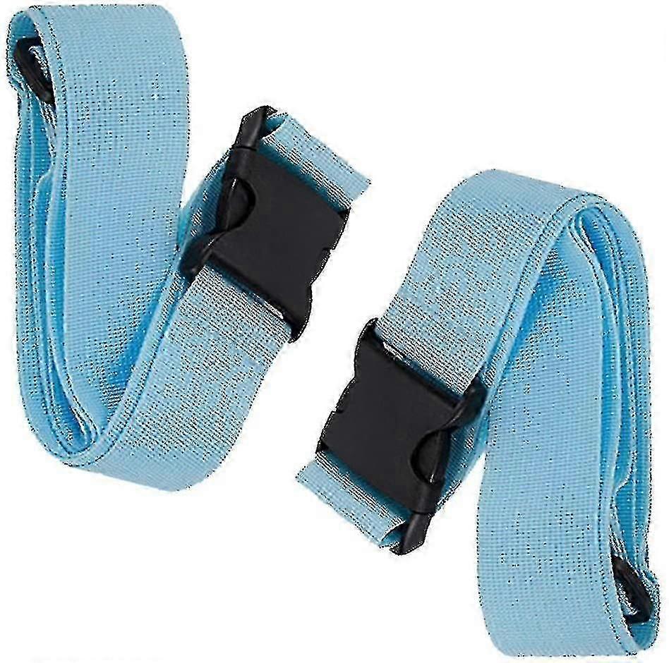 2 stykker kuffert kuffert stropper kuffert bagage stropper lange, blå