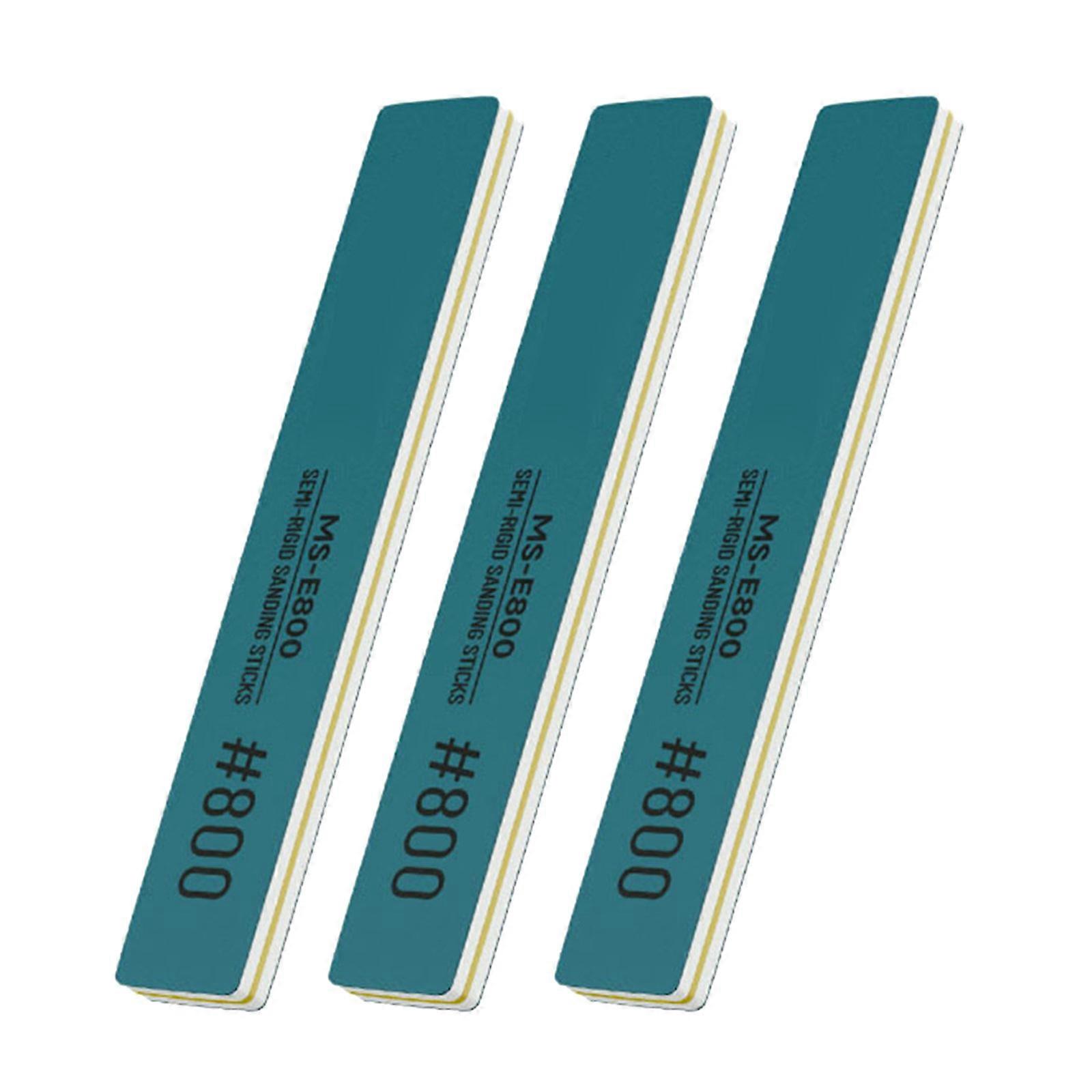 3Pcs Metal Wood Buffing Sanding Tool Sandpaper Sanding Polishing Part Polishing Stick Sanding Stick for Plastic Model