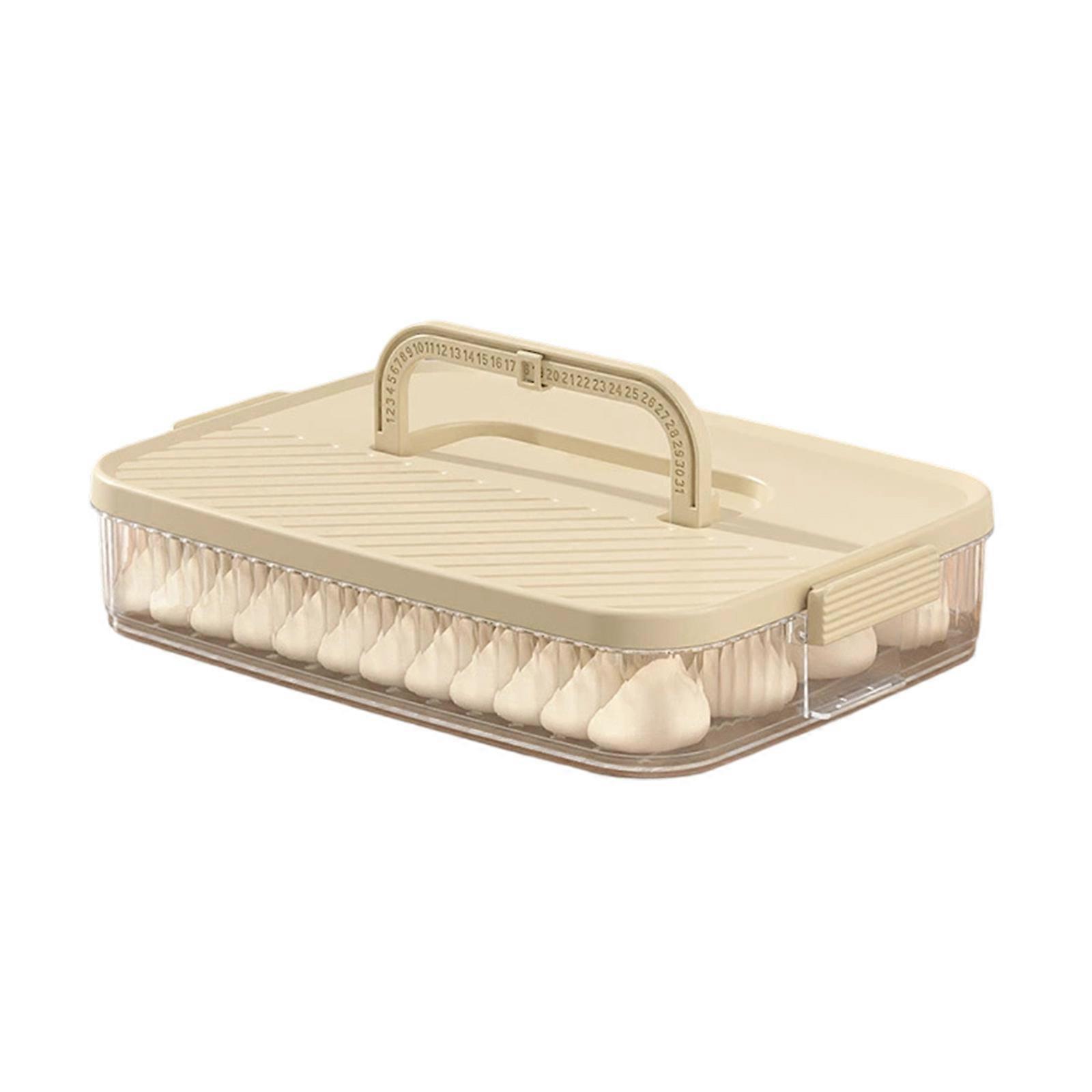 Durable Refrigerator Food Storage Box Durable Dessert Holder For Efficient Space Optimization In Standard Refrigerators
