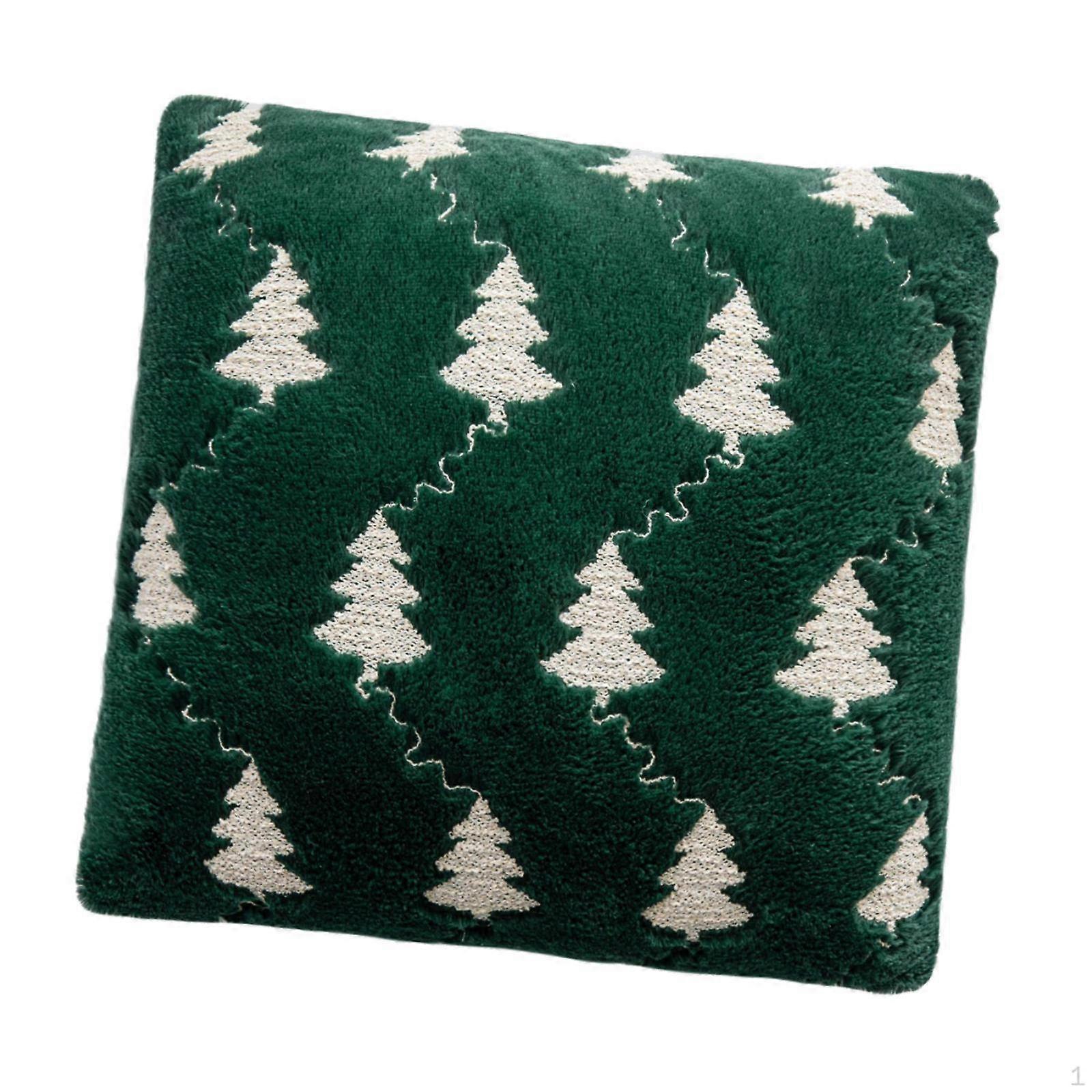 Christmas Pillow Cover Cushion Home Decoration Tree Pattern Pillowcase for Bedroom