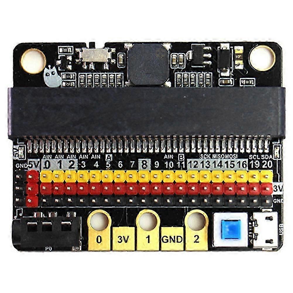 Für Microbit-Erweiterungsplatine IOBIT V2.0 Horizontale Adapterplatine Platte Grund- und Sekundarschule js