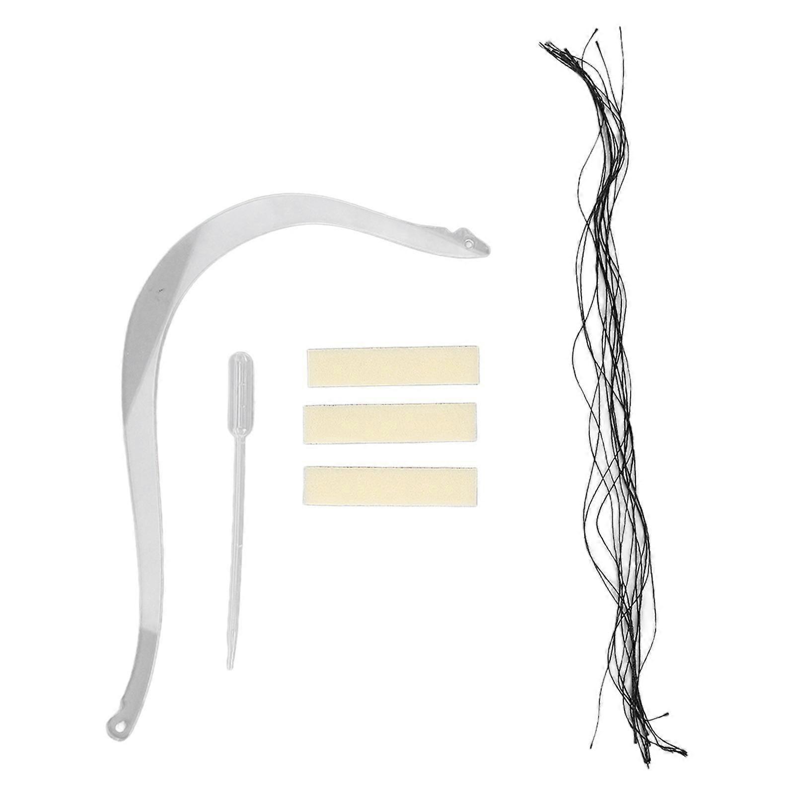 2025 Eyebrow Tattoo Line Marker Ruler Microblading Eyebrow Mapping Positioning Tool with String Ink Dropper