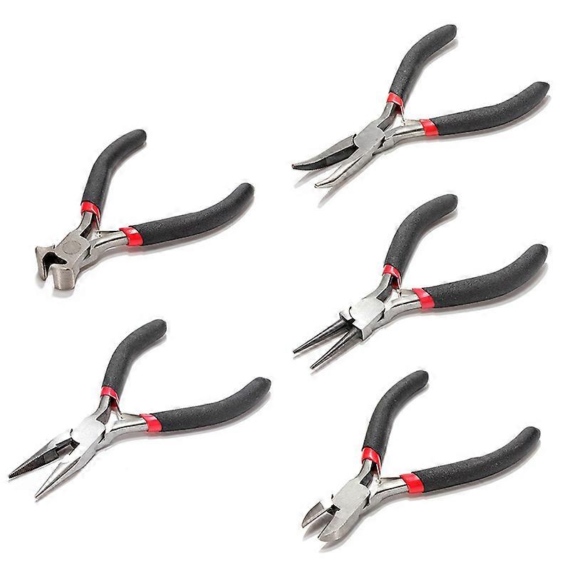 5Pcs Jewellery Mini Pliers Tools Kit Cutter Chain