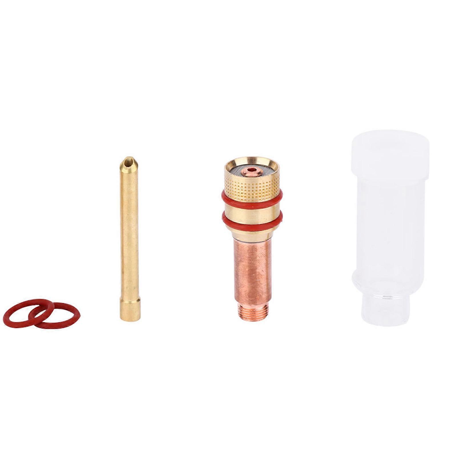 WP17/18/26 Welding Torch Filter Guide Fluid Protection Collet with Transparent Glass Cover