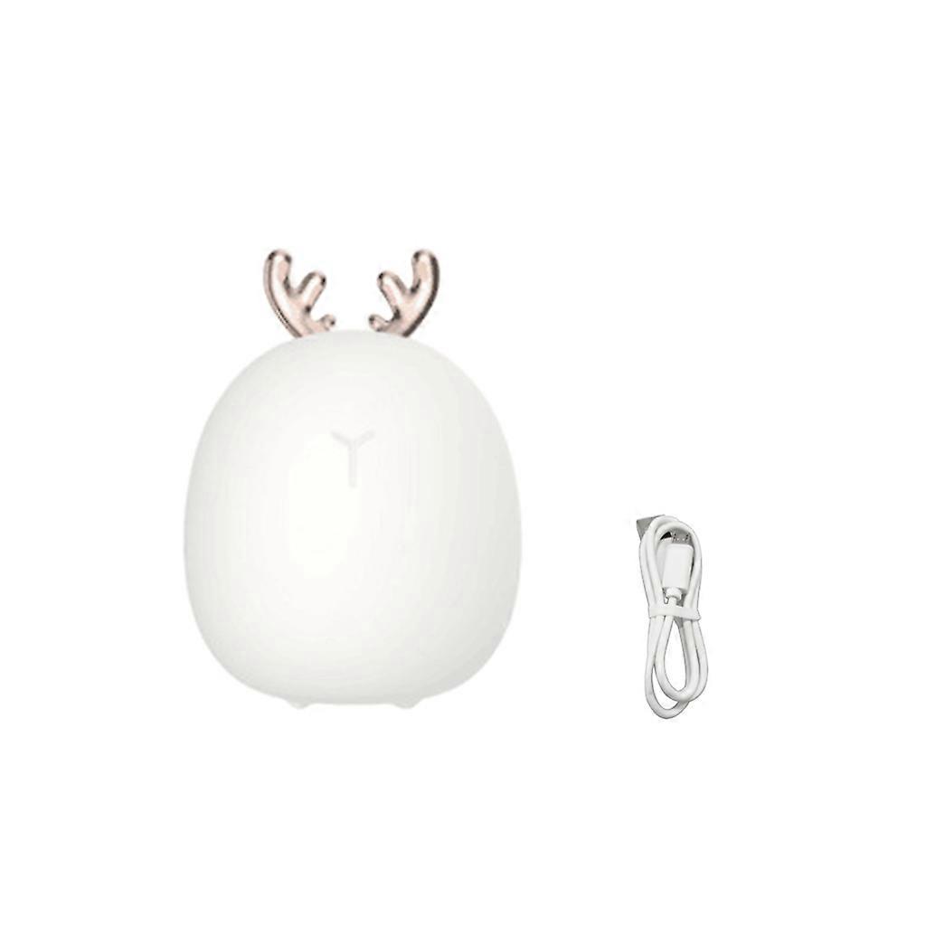 Cute Silicone Night Light Animal Lamp Nightlight for Children Room Decorations Gifts for Kid Wireless for Touch Sensor