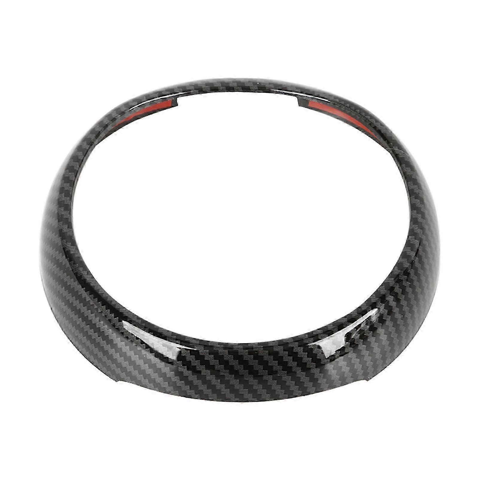 Car Dashboard Cover Edge Trim Decoration Ring Carbon Fibre Style Replacement for Clubvan Cooper