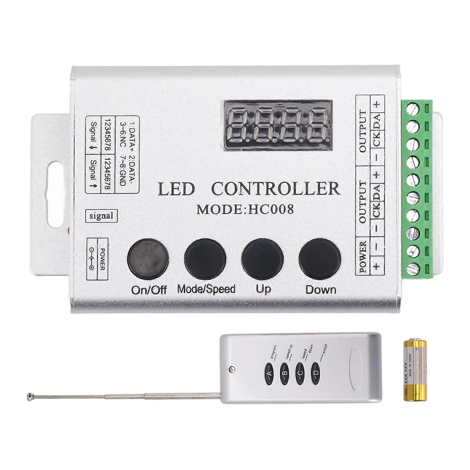 Advanced LED Light Controller, Dynamic Lighting Effects for UCS1903, TM1804, TM1809 LED Applications, Perfect for Home Decor, Stage Settings, Light
