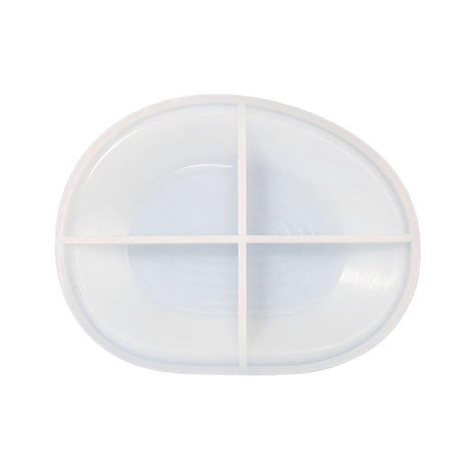 Diy Crystal Large Tray Mold Irregular Shape Epoxy Resin Fruit Plate Mold Suitable for Home Decoration Table Wine Tray