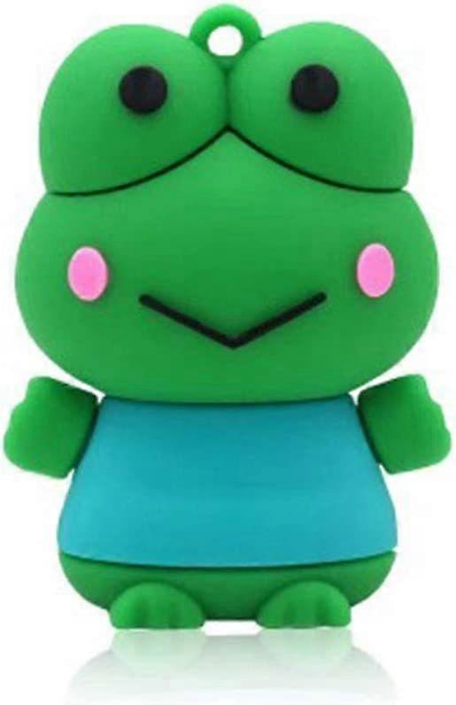 USB Flash Drive 16GB Cartoon Christmas Tree Memory Thumb Stick U Disk(128GB, frog)