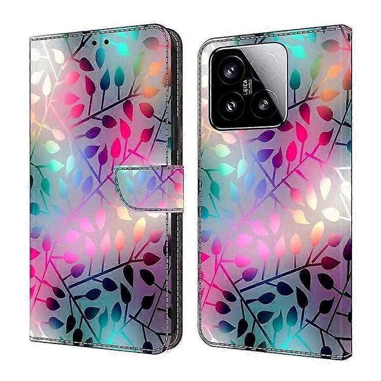 Phone Case For Xiaomi 15, Magnetic Clasp 3D Pattern Leather Wallet Phone Cover