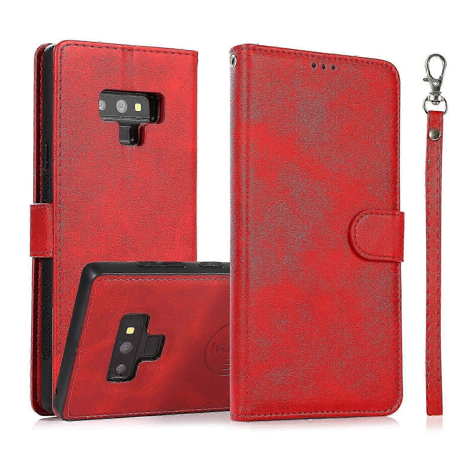 Galaxy Note9 Case with Calf Texture Genuine Leather