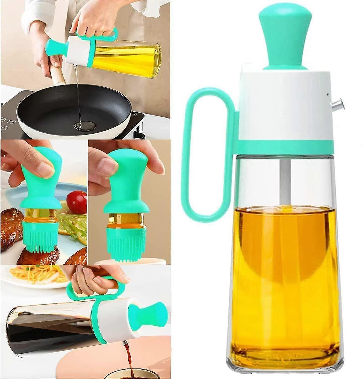 Olive Oil Dispenser with Silicone Brush