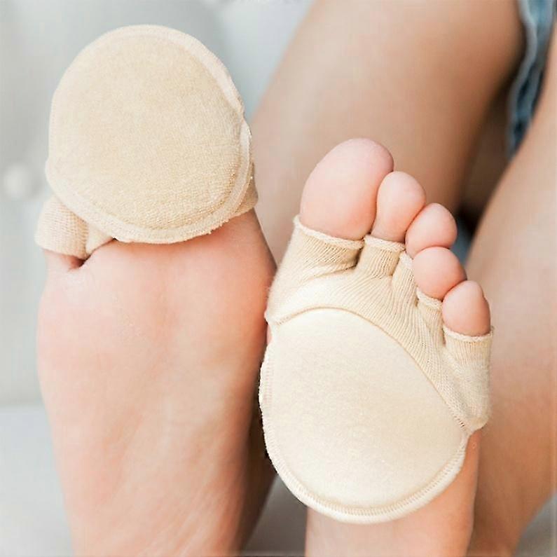 1 Double Five Finger Socks Female Thin Section With Foot Pad Slip Exposed Toe Five Finger Socks