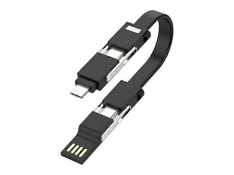 Sinox USB A+USB C-USB C+Micro+Lightning, Schwarz