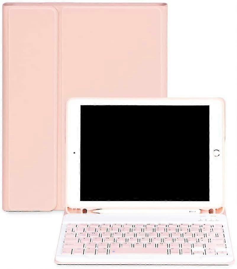 Bluetooth Keyboard Case Compatible Ipad Detachable Slim Cover Built-in Pencil Holder