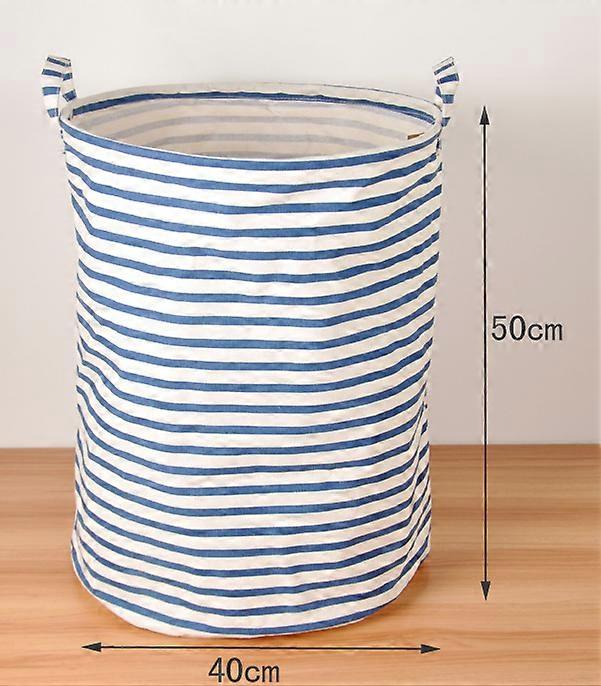 Freestanding Laundry Basket with Lid, Foldable Large Drawstring Clothes Basket, with Leather Handle