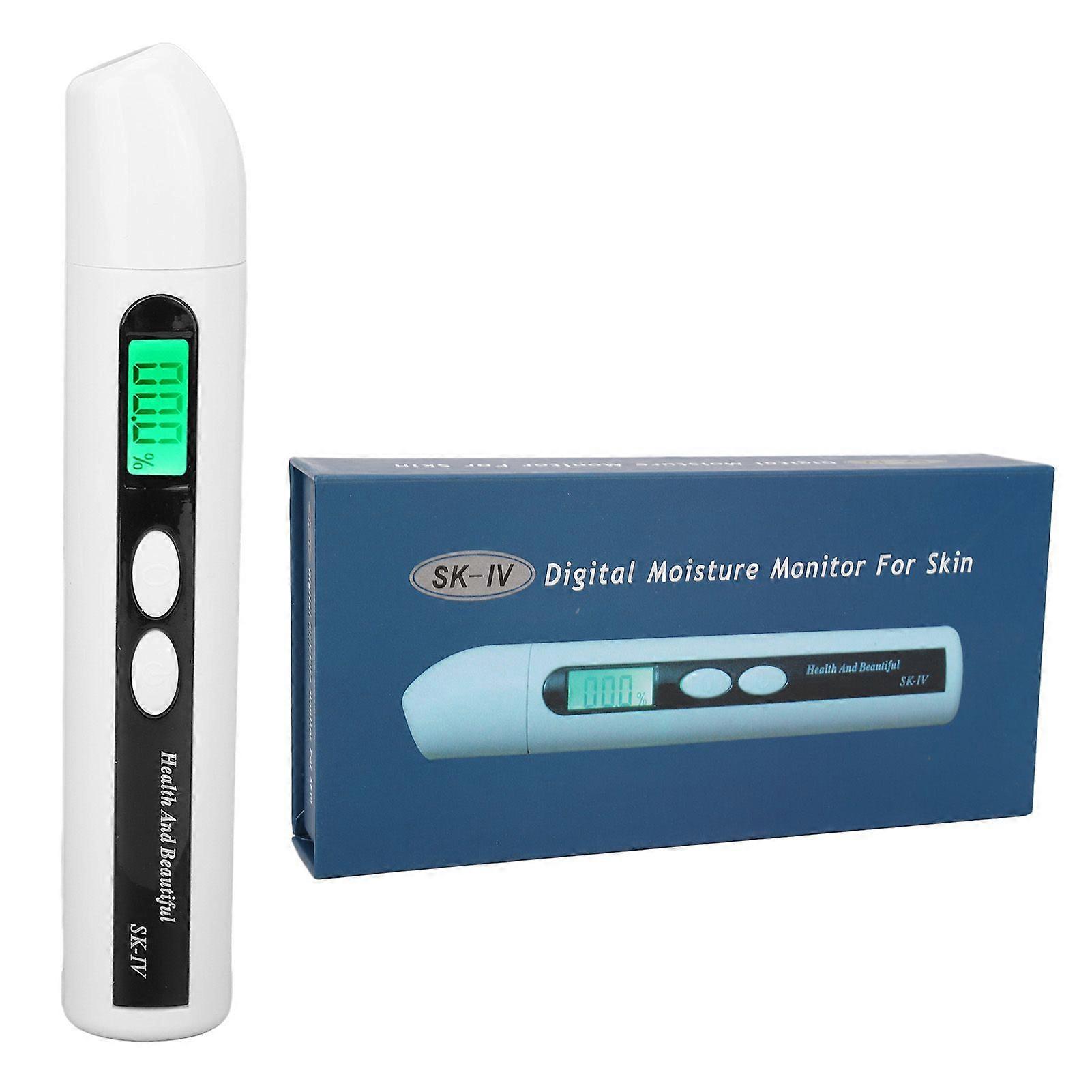 Facial Skin Tester Digital LED Display Detector Biosensing Technology Skin Moisture Analyzer