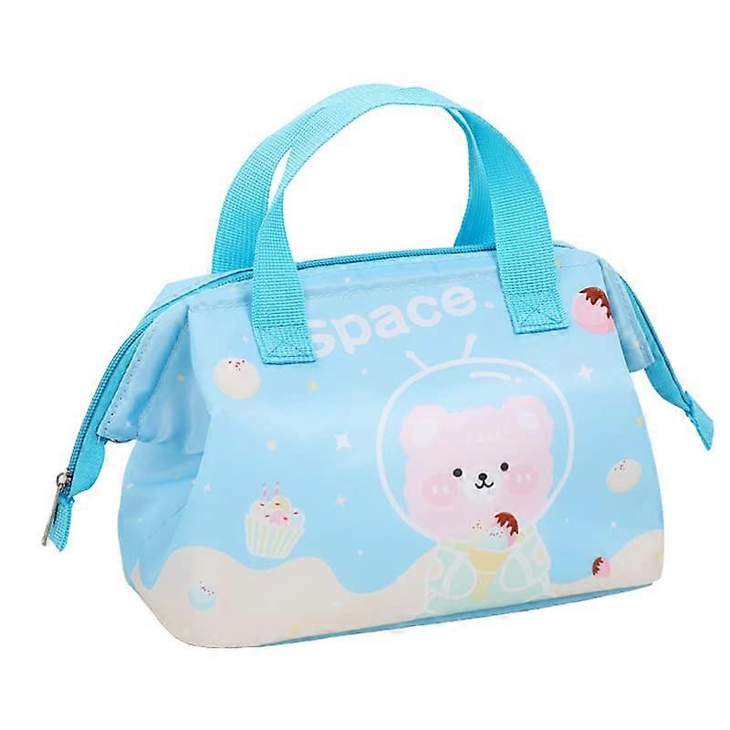 Picnic Bag Sky Blue Insulated Lunch Backpack for Outdoor Activities with Multiple Compartments and Durable Material