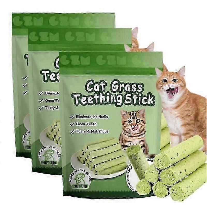 Cat Grass Teething Stick,Cat Grass Teething Stick Cuddles And Meow Teeth Cleaner