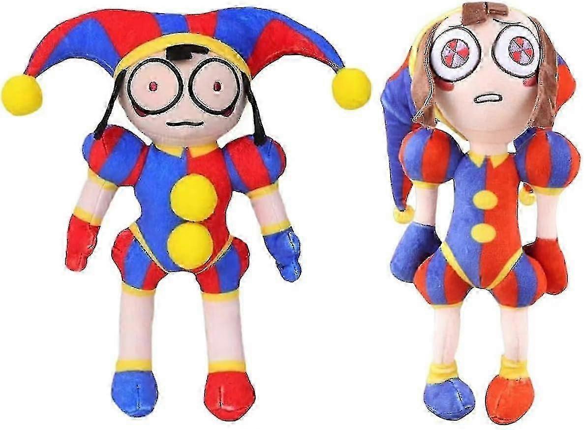 Digital P Pomni And Jax Stuffed Doll - Set Of 2, For Adults And - , ,- BZSM