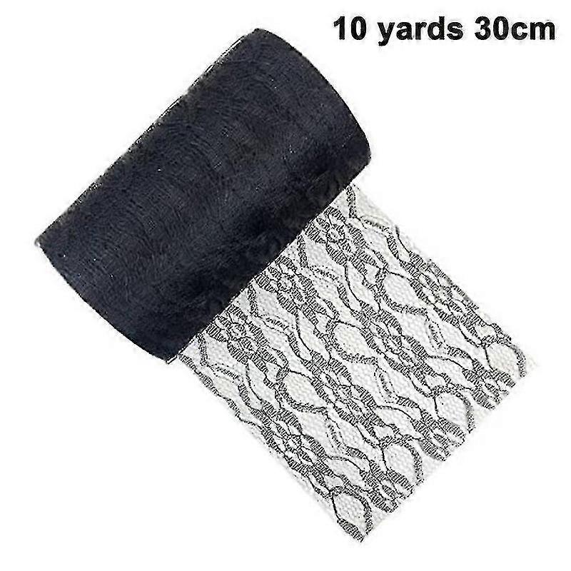 30cm x 10 Yards Vintage Band Netting Stoff Tüll Rollen --