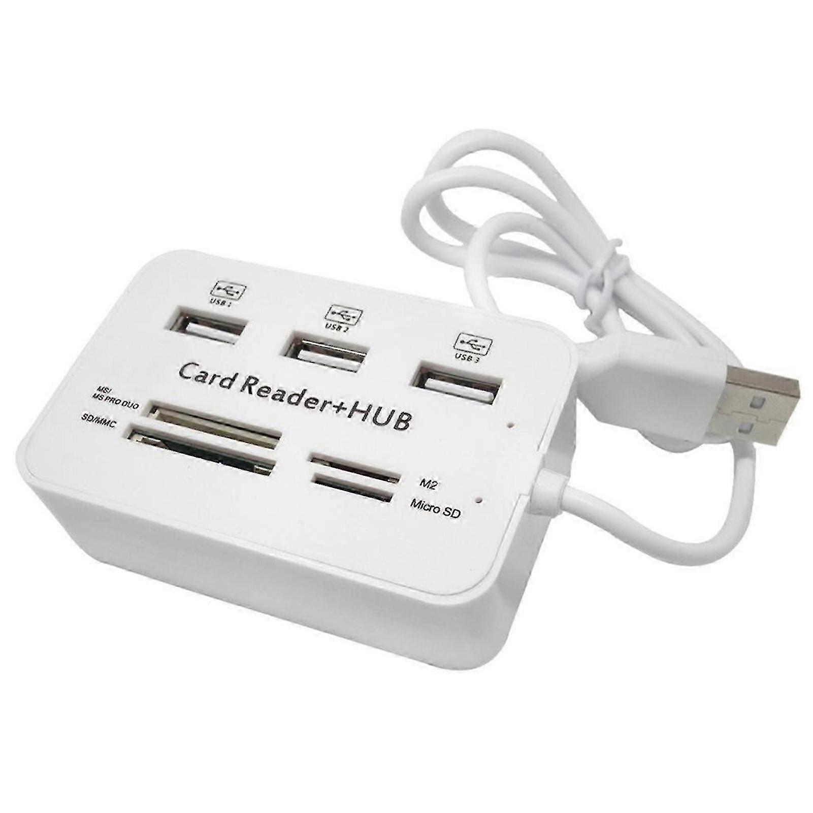 Card Reader Plug-And-Play High-Speed Transmission No Driver Required Compact Size Universal USB Memory Card Reader SZRH A-VH