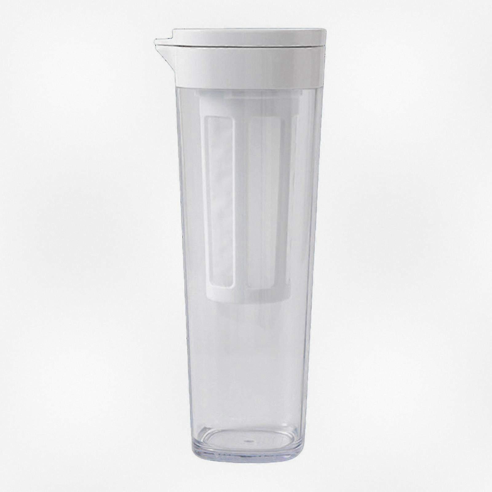 Heat-Resistant Fruit Infuser Water Pitcher with Detachable Lid for Hot & Cold Drinks, Flavor Enhancer Beverage Container