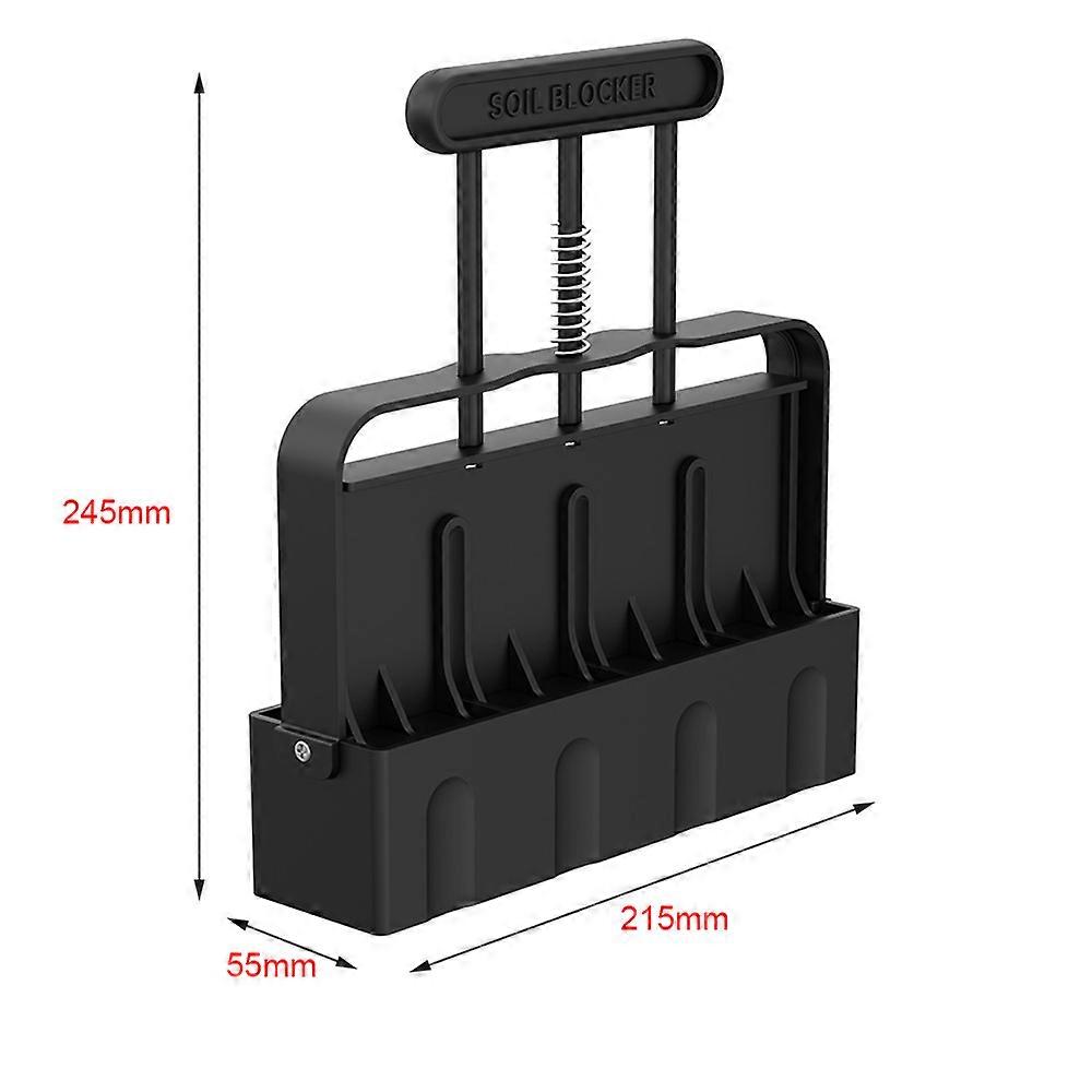 Handheld Manual Seedling Blocker ABS Block Maker Reusable Soil Blocking Tool for Seedlings Garden Tools