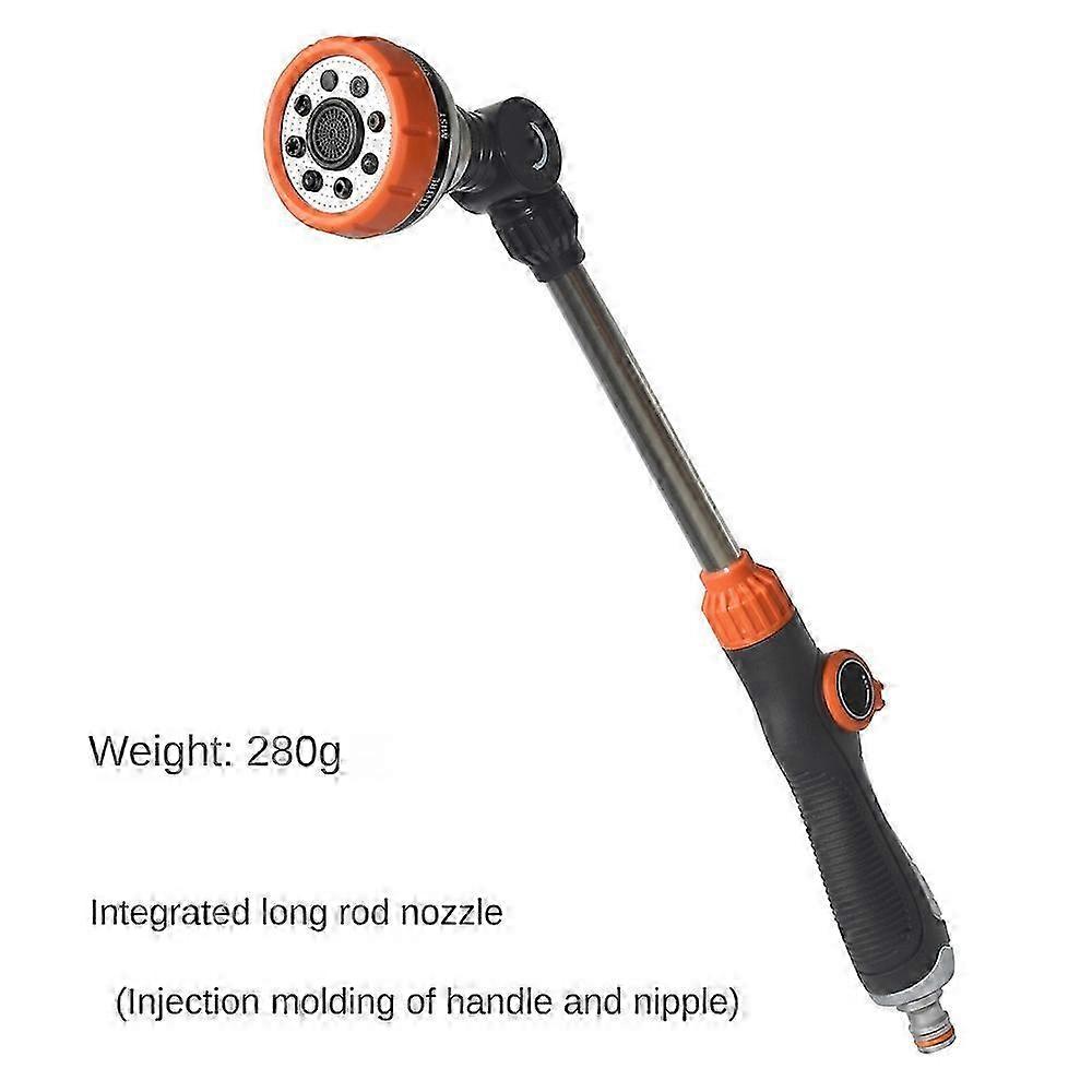 47cm Garden Nozzle 180° Adjustable Car Wash Water Spray Gun 8 Patterns Spray Lawn Watering Multi-Function Tools Watering Gun