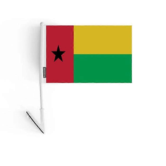 Adhesive Flag - Multicolored - Guinea-Bissau - 14 x 21 cm - 5 pieces - Durable Polyester