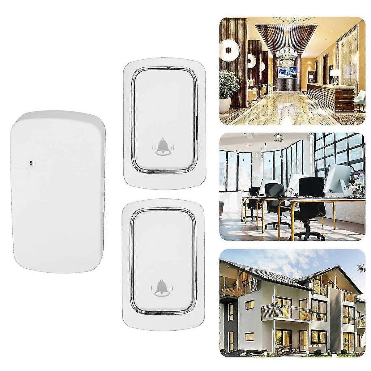 Wireless Self-Generating Doorbell with Waterproof Pager